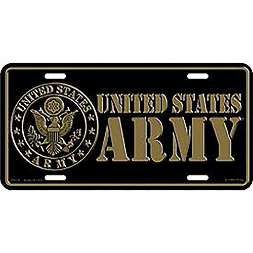 EagleEmblems US Army License Plate