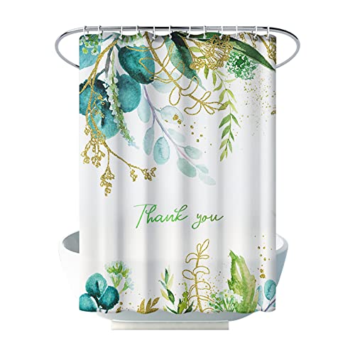 Banemi Cortina de ducha de camping, cortina de ducha blanco bosque para esquina ducha y pequeña tela de poliéster 80 x 200 cm Cover