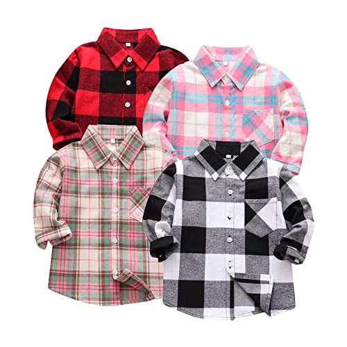 Kids Cotton Vintage Striped Shirt Jacket for Boys Classic Fit Jacket Long Sleeve Button Down Boys School Uniform Shirts3