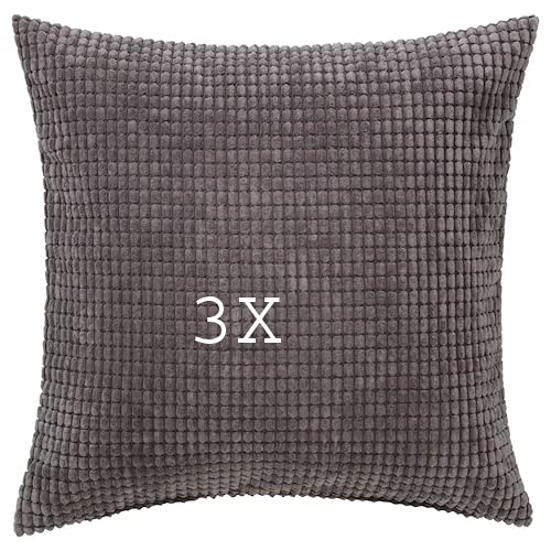 GULLKLOCKA Cushion cover, grey50x50 cm ( PACK OF 3) + FREE FINCHLEY REFILL PEN