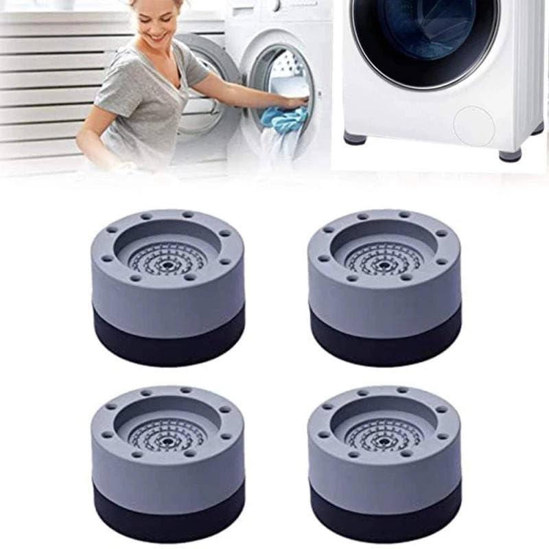 SHUTTLE ART 4 Pcs Anti-Vibration Pads for Washing Machine, Washer and Dryer Anti-Vibration Pads with Suction Cup, Anti Walk Pads Shock Absorber for Furniture Washing Machine Feet Pads (Pack of 1) (B0D4VC2Z9V) Amazon Price History, Amazon Price Tracker