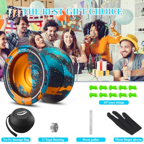 Watieoboo LS-YOYO-22 M18 Responsive Yoyo For Kids 8-12,Professional Unresponsive Yoyo For Adults Pro Metal Trick Yoyo thumb #5