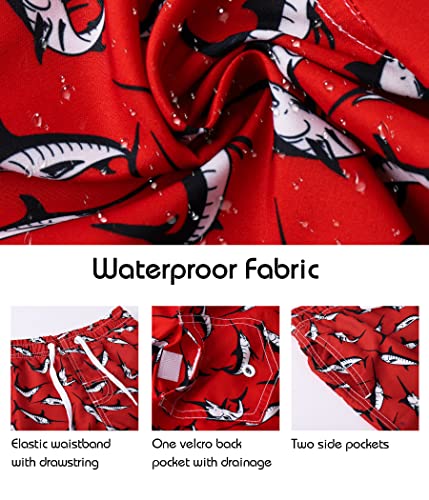 Rolimaka 3 Pack Boy's Swim Trunks Kid Board Shorts With Mesh Lining Youth Swimwear 14 16 #TOP4