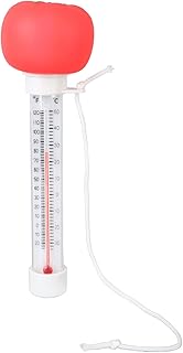 termômetro flutuante de piscina medidor de temperatura de água flutuante decorativo preciso medidor de temperatura de água de piscina para piscina (tomate)