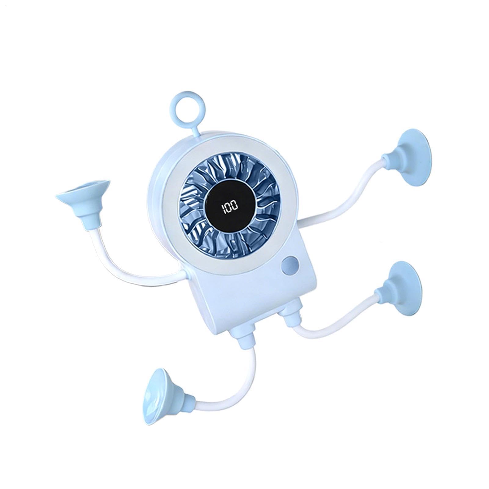 Mini circulateur d'air compact avec écran numérique et 5 modes de brise