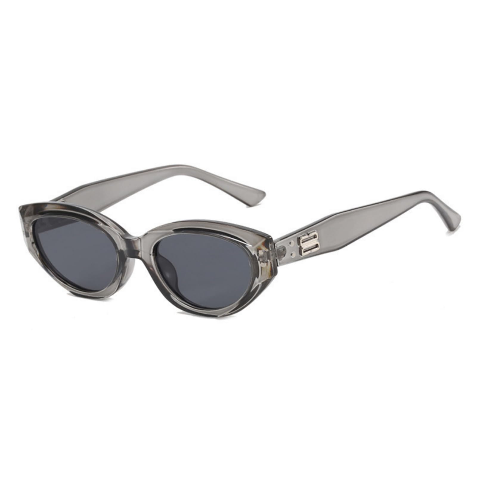 karsaer Retro Cat Eye Sunglasses for Women Small Frame Vintage Oval Shades UV400 Protection E1286-picture-48