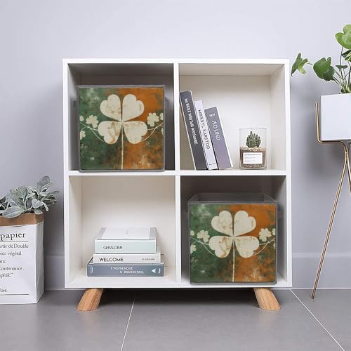 Boîtes de rangement pliables à motif de feuilles design et pratiques - 6