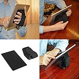 Sujeta tu dispositivo con total seguridad y cómodamente! Esto hace fácil teclear con una sola mano, o sostener tu lector de eBooks cómodamente y sin peligro de que se te caiga y pueda romperse la pantalla o estropearse.