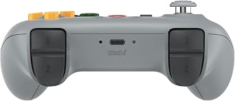 8BitDo 64 2.4G Wireless Controller N64 konsol, Analog 3D, ve Windows Uyumlu (Gri)