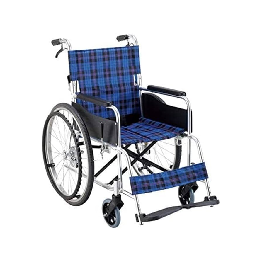 Amazon | マキテック 車椅子 KSシリーズ 自走式 ネイビー