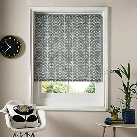 Orla Kiely Silver Translucent Roller Blind 60x162cm Cover