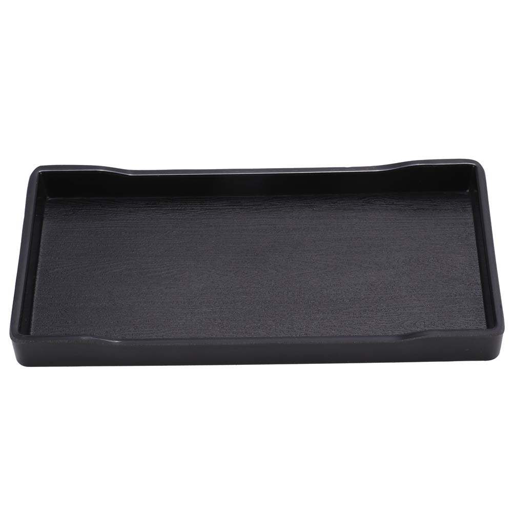 Generic Reptile Water Dish, Plastic Anti Slip Snake Water Dish Reptile Feeding Dish Tortoise Water Dish Reptile Food Dish for Tortoise Chameleon Lizard (Black), Genericwhb02t1om3-02
