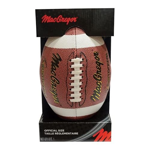 Regent MacGregor Official Size First Down Football (Tan, Medium) - Thumbnail 2