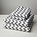 Full Sheet Set Gray Chevron - Double Brushed Ultra Microfiber Luxury Bedding Set By Where the Polka Dots Roam