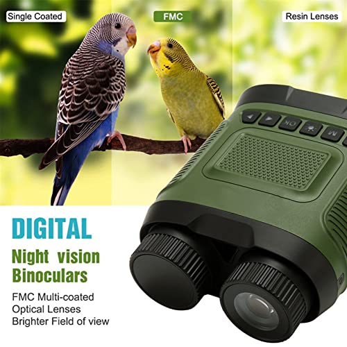 Lunettes de vision nocturne 1080P et jumelles de nuit infrarouges avec zoom numérique 8X pour camping