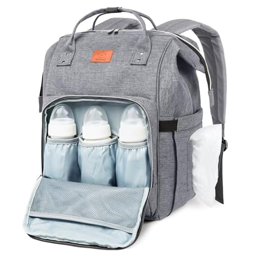 KeaBabies Waterproof Baby Diaper Bag Backpack