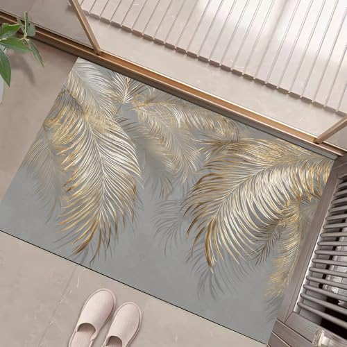 Paillasson de qualité pour sublimer l'entrée de votre maison moderne en gris - 4