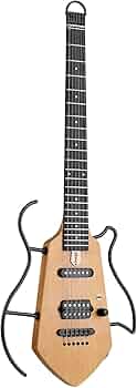 Amazon.co.jp: 【トラベルギター】ヘッドレスミニエレキギター 軽量