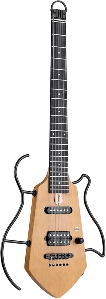 Amazon.co.jp: 【トラベルギター】ヘッドレスミニエレキギター 軽量