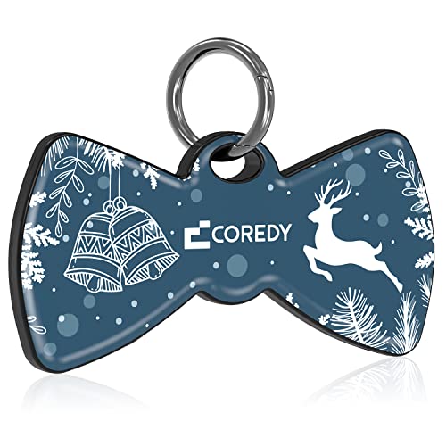 Coredy Bluetooth Tracker (LE02), Works with Apple Find My (iOS Only), Key Finder and Item Locator with Electronics Light Indicator, Global Signal Source GPS Finders for Gifts