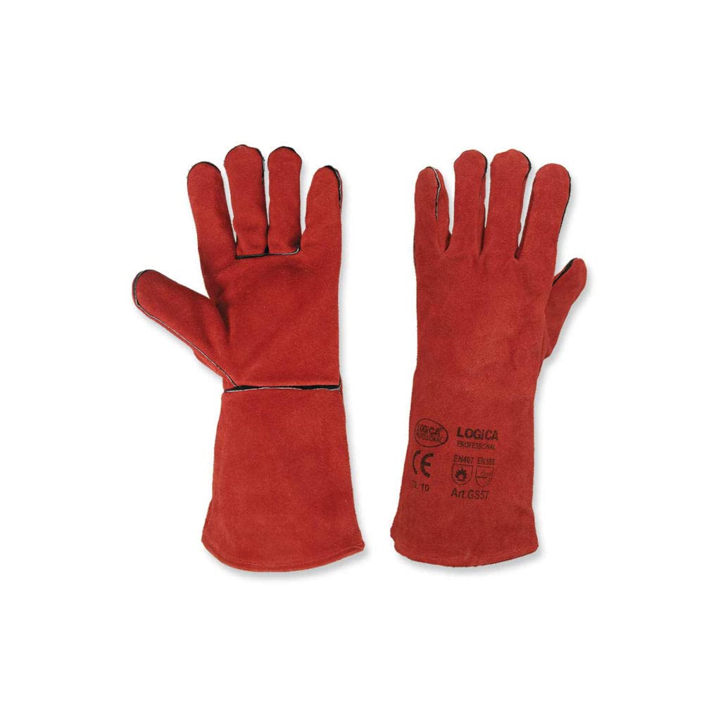 Guanto Crosta Anticalore Rosso En407 Taglia 17