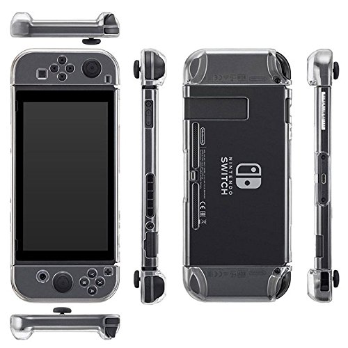 Kit Case Nintendo Switch de Acrílico compatível com Dock + Película