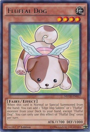 YU-GI-OH! - Perro Fluffal (NECH-EN017) - Los nuevos Challengers - Edición ilimitada - Raro