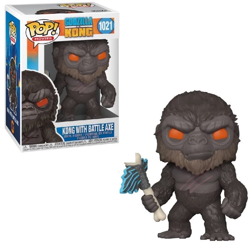 Pop! Godzilla Vs Kong 1021- Kong With Scepter Flocked Special Edition