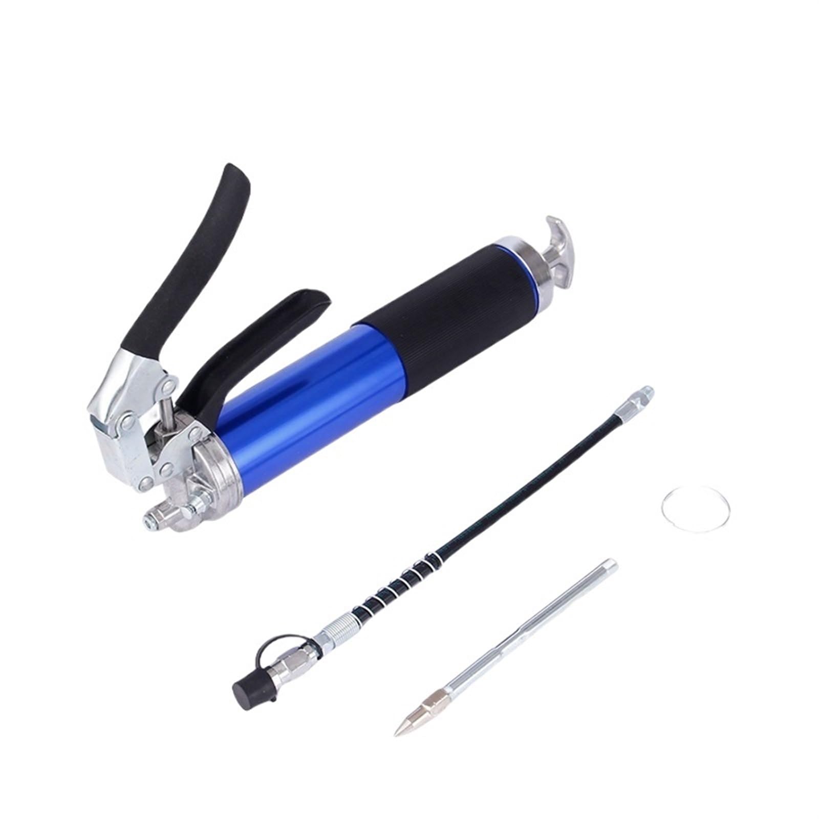 Dźwignia do dużych obciążeń ręczny smarownica wysokociśnieniowa ręczna smarownica 9000PSI Grease Gun Mini dysza akcesoria do strzykawek (kolor: czerwony)