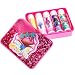 Townley Girl Dreamworks Trolls Sparkly Lip Balm For Girls, 5 pack with Decorative Tin