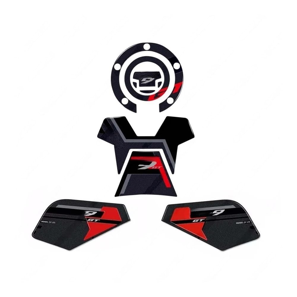 Tank Pad Protector Resin Decals Motorcycle Fuel Tank Pad Protection Sticker for Tracer 9GT Tank Pad Sticker