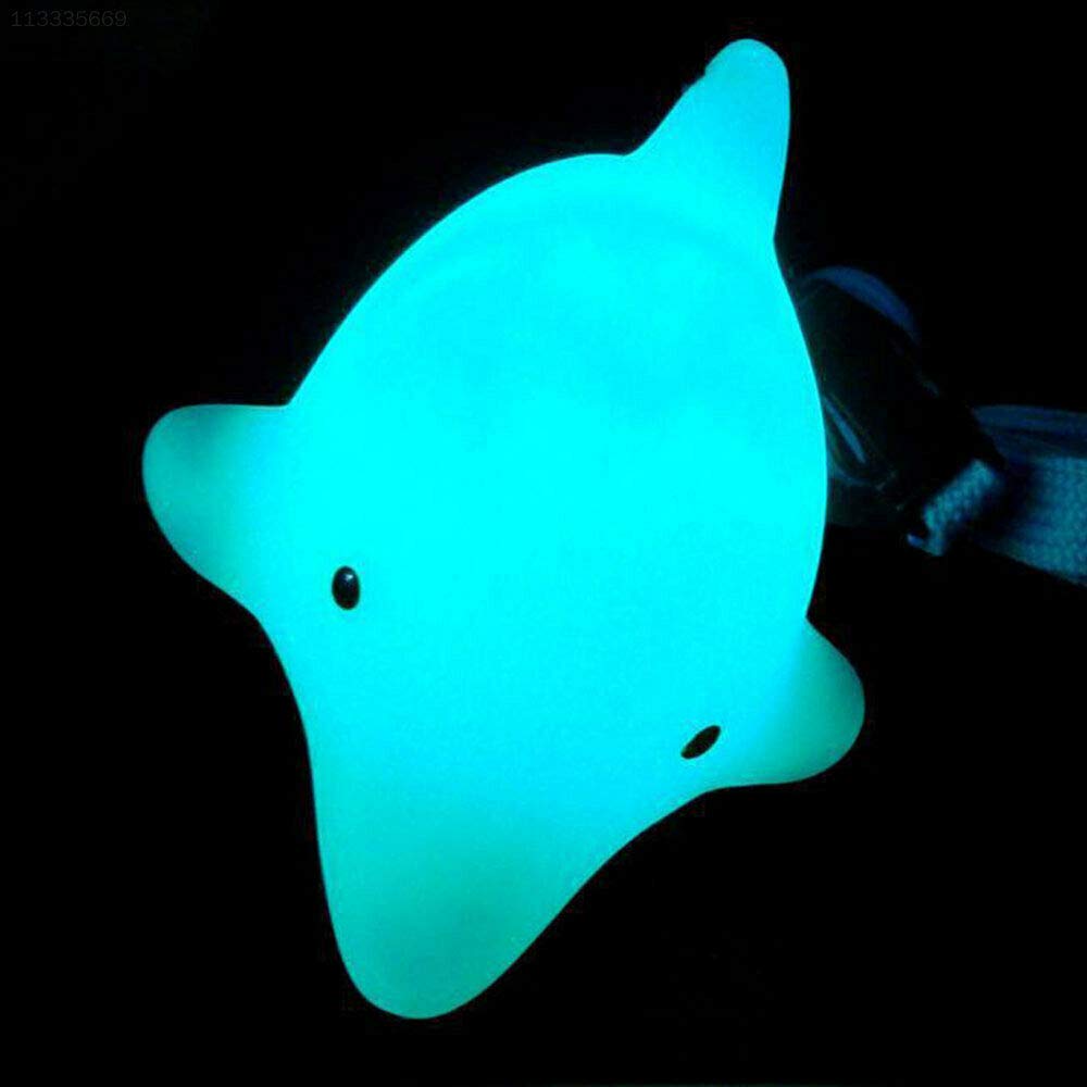 E6F2 Blue Dolphin Colorful Light Dolphin Gift Luminous Electronic Components