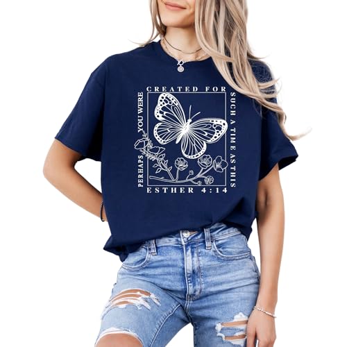 Christian Graphic T-Shirt – Bible Verse, Faith & Inspirational Designs – Floral & Nature Scripture Tees – Unisex Cotton