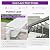 PURPLE LEAF Outdoor Pergola 10' x 13' White Pergola, Double Canopy, White