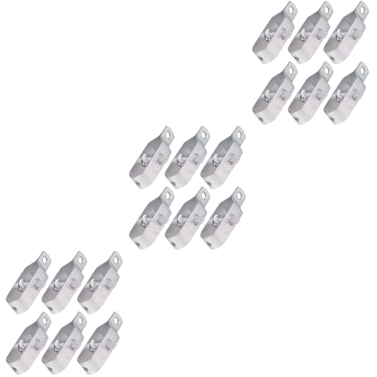 PRETYZOOM 3 Ensembles Tendeurs De Fil D'acier Tendeur Grillage Tendeur Cable Des Vis Aboyer Came Piquet Cloture Tendeur De Fil D'acier Outil Pour Tendre Le Câble Fonderie Silver 6 Pièces * 3