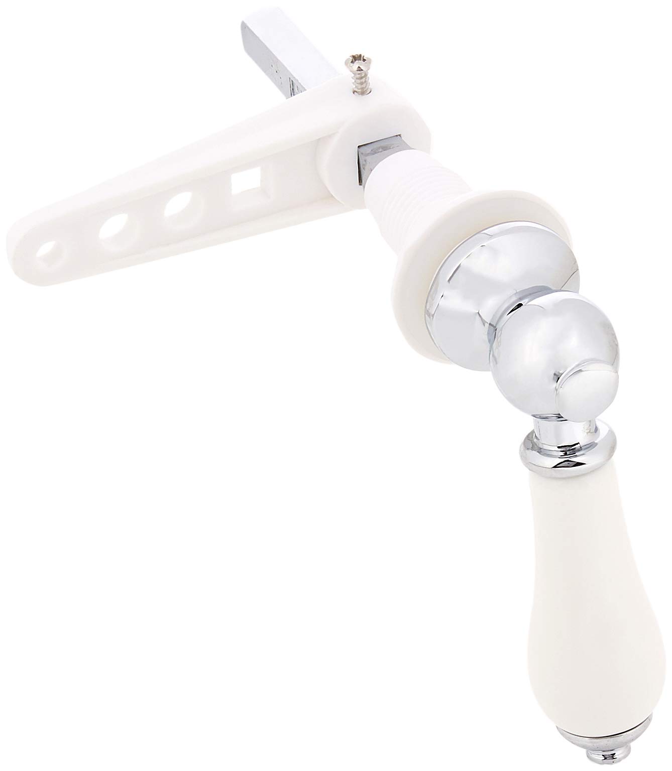 Bristan Chrome White & Traditional Cistern Lever | | Brass | 92Mm X 32Mm X 160Mm