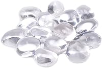 Vista 20 de Piedras de bolsillo curativas de cristal natural pulido, 3.53 oz, colección Rock
