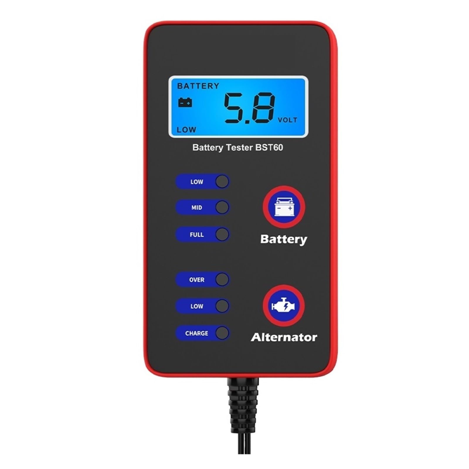 12V Testeur De Courant Automobile Analyseur De Batterie Numérique Testeur De Voiture Alternateur Rapide Testeur De Charge Outil De Batterie De Voiture
