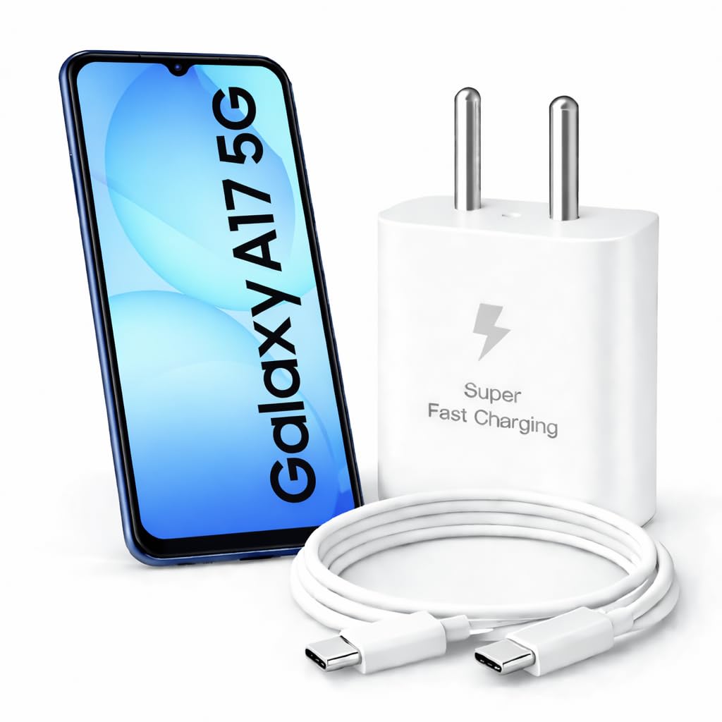 25w charger for samsung galaxy a17 with type-c to c cable | super fast charging pd adapter for galaxy s26/s25 ultra, s24 fe, m17e/a36/a16, m15/m17/m55 5g, f17/f70e/z fold & s/a/m/f/z series phones