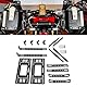 Motorrad-Seitenbox-Halterung aus Aluminium Legierung Motorrad-Seiten Gepäckkasten-Rack Multifunktion Schnell Spanner Universal-Carrier-Seiten-Gepäckträger-Gepäckträger