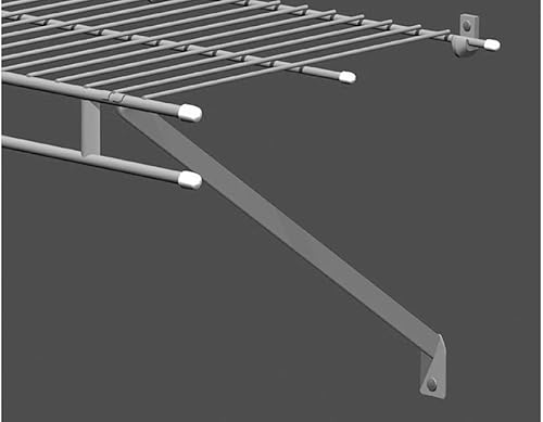 Miniatura 6 de WORKPRO Cortador de pernos (14 pulgadas) y tapas de extremo de estante de alambre ClosetMaid (paquete de 84)