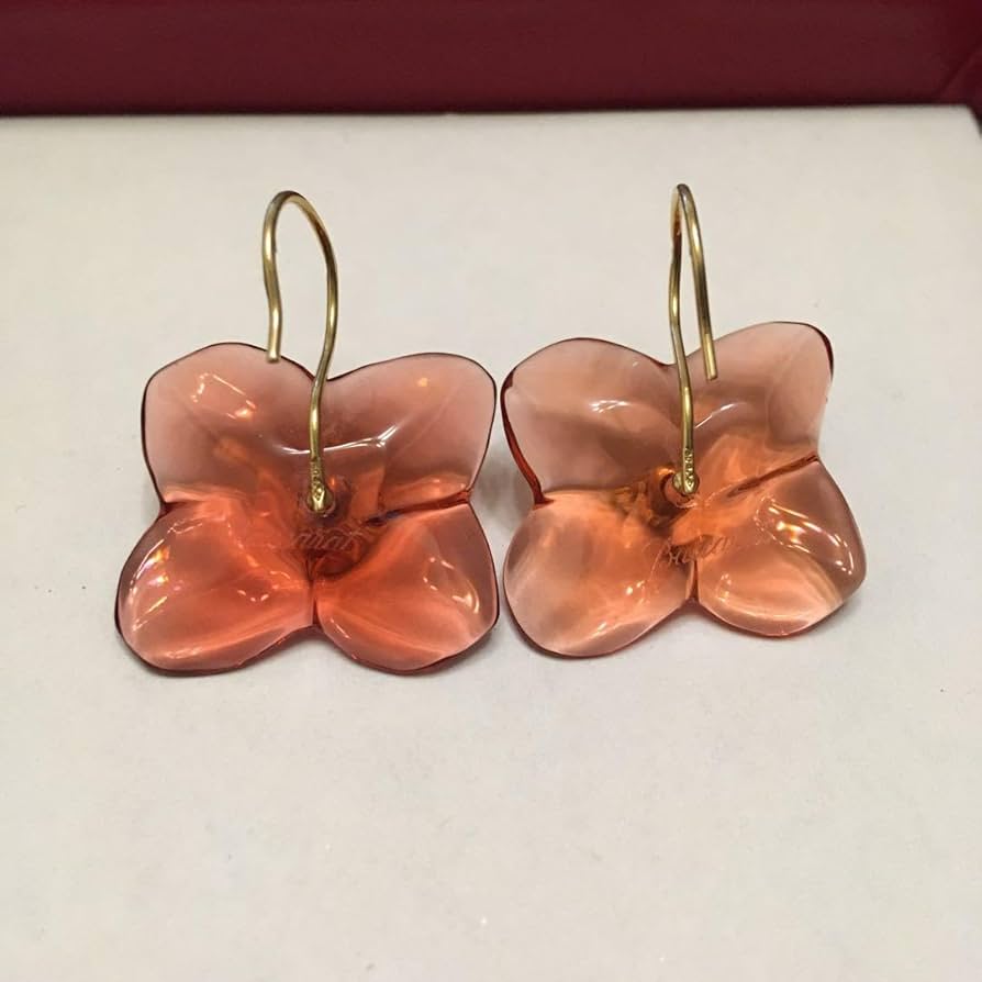 バカラ オルテンシア ピアス バカラ Baccarat オルテンシアピアス K18イエローゴールド