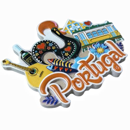 Imán 3D Portugal para nevera, souvenir y decoración miniatura 5