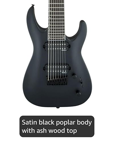 Amazon.com: Jackson JS Series Dinky JS32-8 - Satin Black with