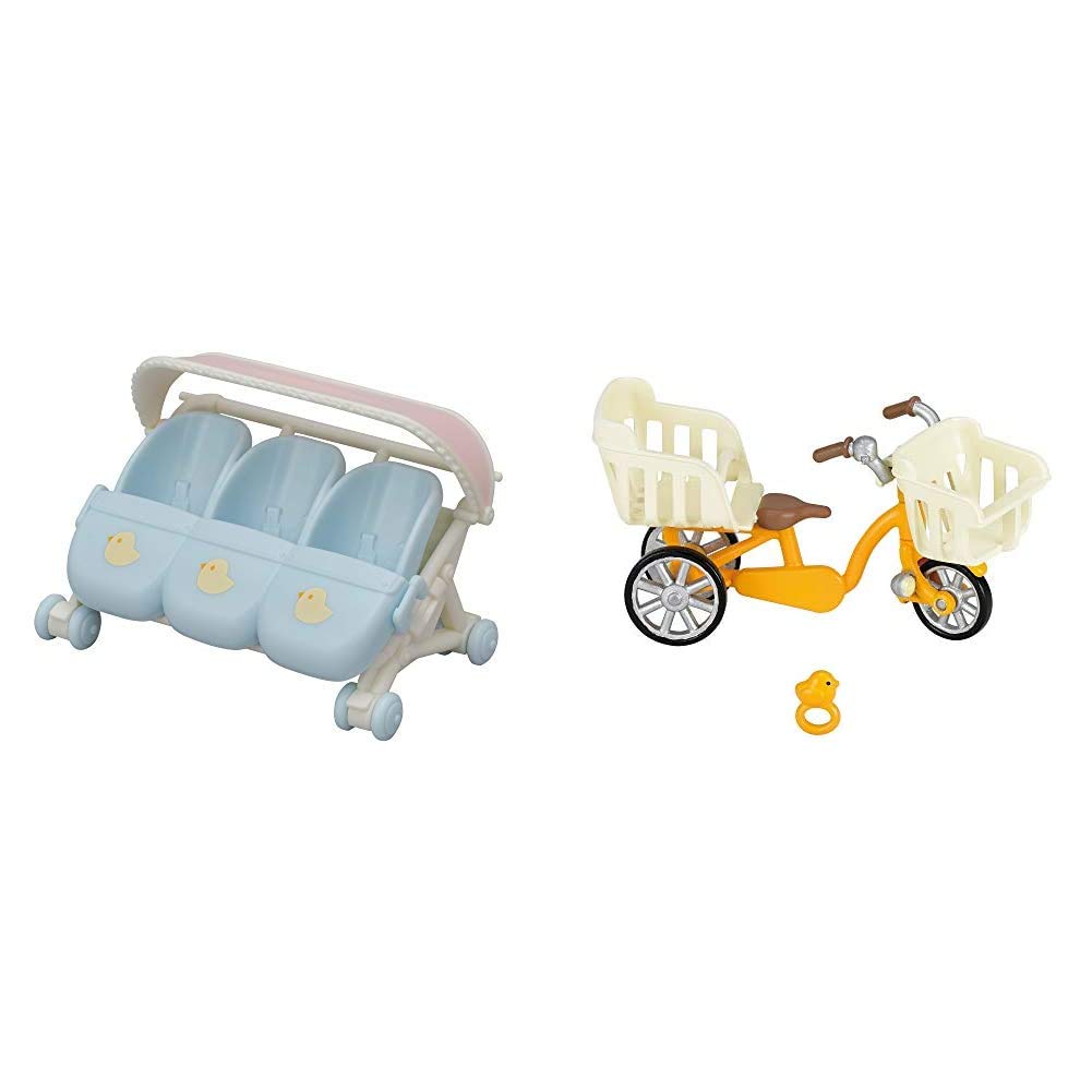 Amazon | シルバニアファミリー 家具 みつごちゃんベビーカー ｶ-217