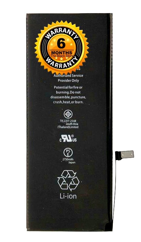 Image of The Black Store 2750mAh Replacement Part Compatible for iPhone 6s Plus A1634 A1687 A1690 A1699 with 6 Months Warranty