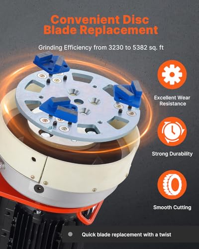 VEVOR 10-Inch Walk-Behind Grinder