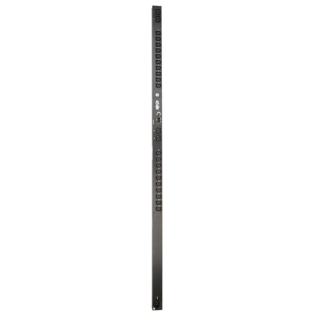 Tripp Lite Monitored PDU, 20A, 24 Outlets (20-C13, 4-C19), 200-240V, C20/L6-20P, 0U Vertical Rack-Mount Power, TAA (PDUMNV20HV)