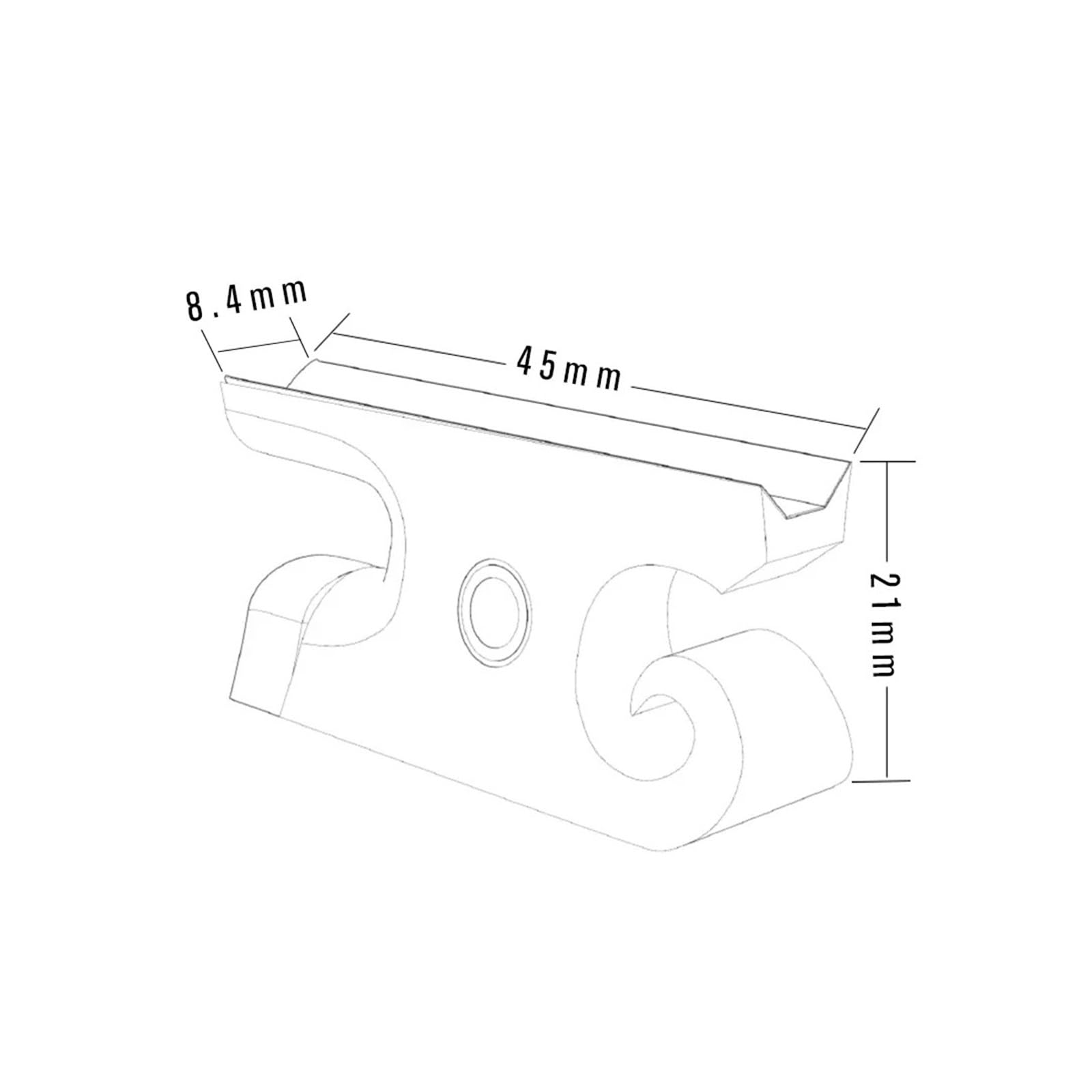Set Piroli For Violino 4/4 In Corno Di Bue Bianco | Pioli lisci in corno di bue for violino 4/4, accordatura stabile, presa facile