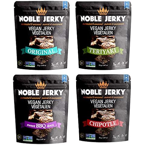 Noble Jerky - Plant-Based Jerky Snack Variety Pack Cover